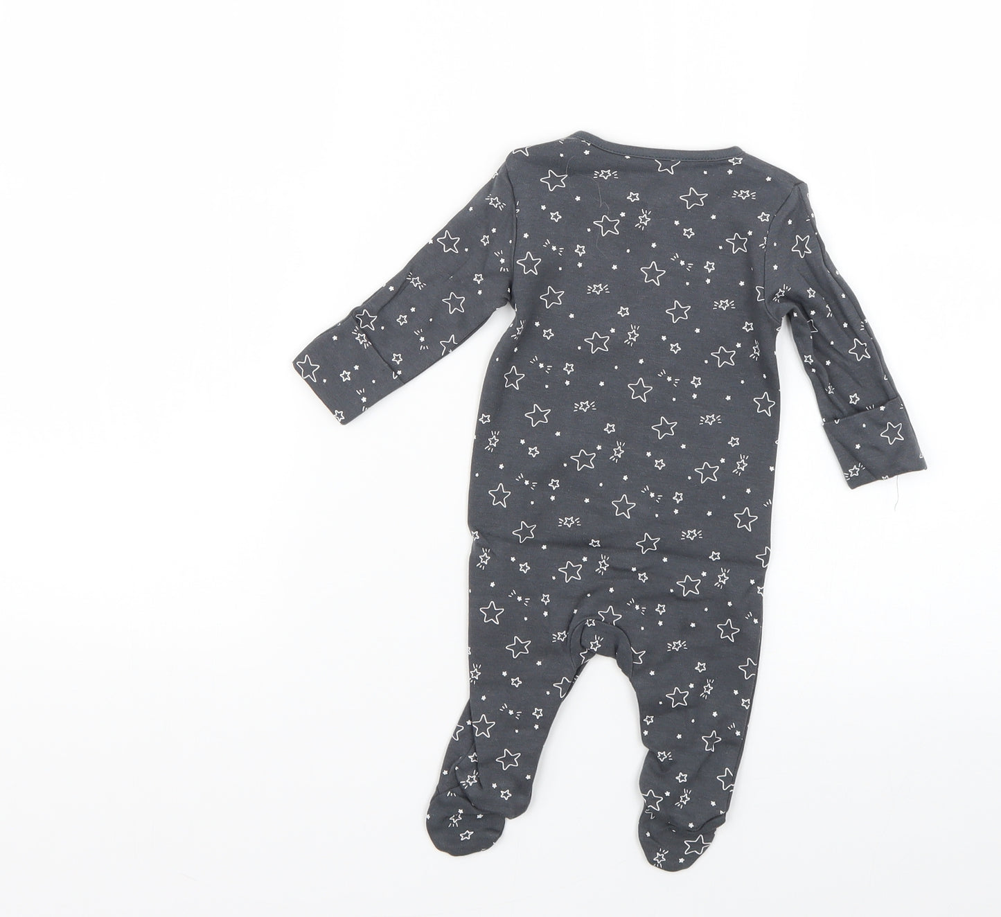 Matalan Baby Grey Geometric  Babygrow One-Piece Size Newborn