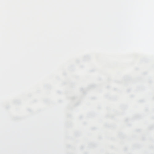 Matalan Baby White Geometric  Babygrow One-Piece Size Newborn