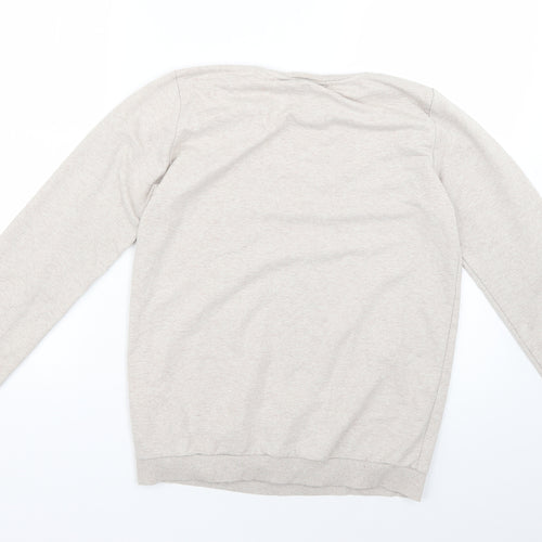International Womens Grey Geometric  Pullover Jumper Size 10