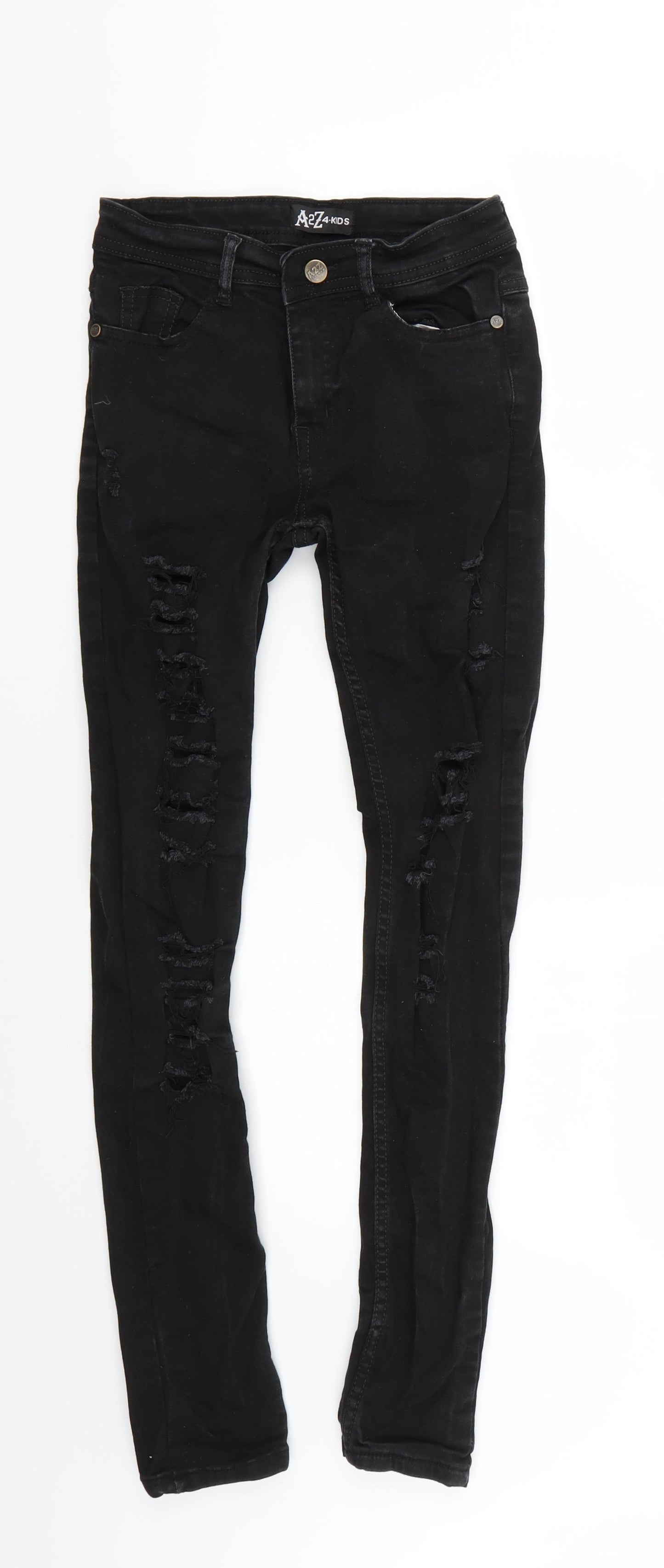 a27 4 kids Boys Black   Skinny Jeans Size 13 Years