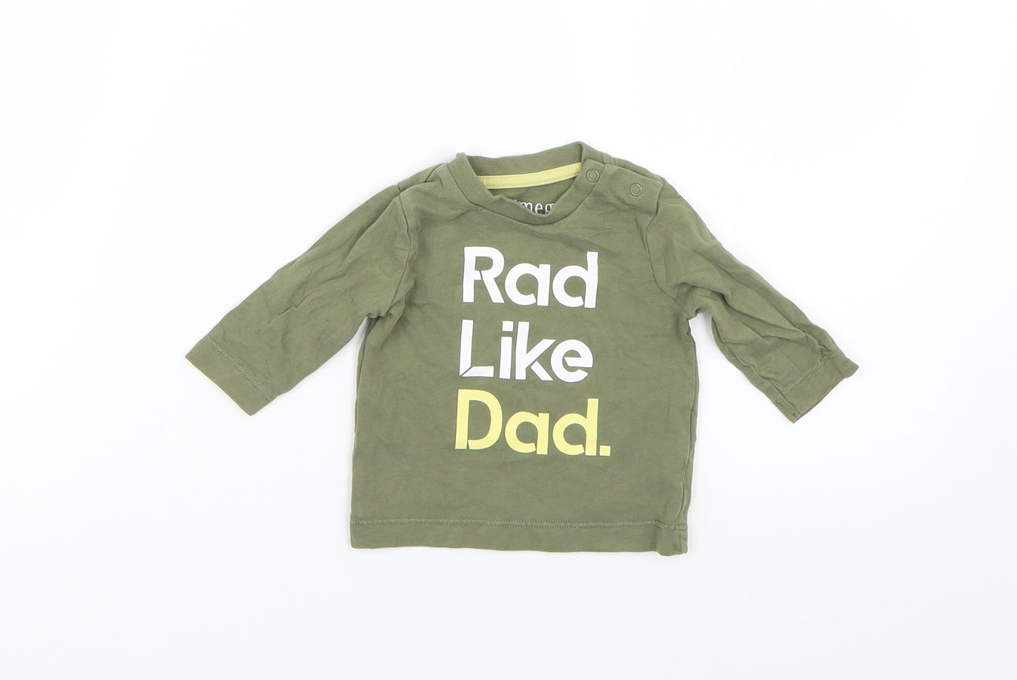 Nutmeg Baby Green   Basic T-Shirt Size 0-3 Months