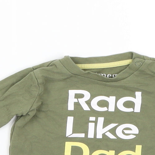 Nutmeg Baby Green   Basic T-Shirt Size 0-3 Months