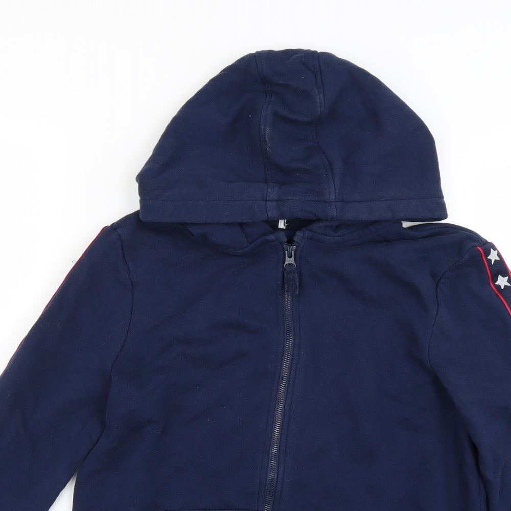 Preworn Boys Blue   Pullover Hoodie Size 13-14 Years