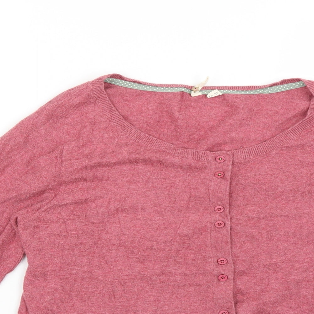 White Stuff Womens Pink   Cardigan Jumper Size 14