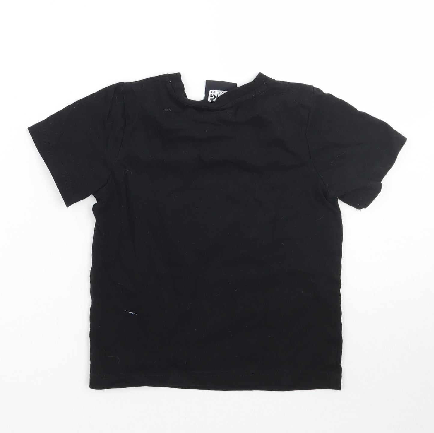 Mojang Boys Black Geometric  Basic T-Shirt Size 5-6 Years  - Minecraft