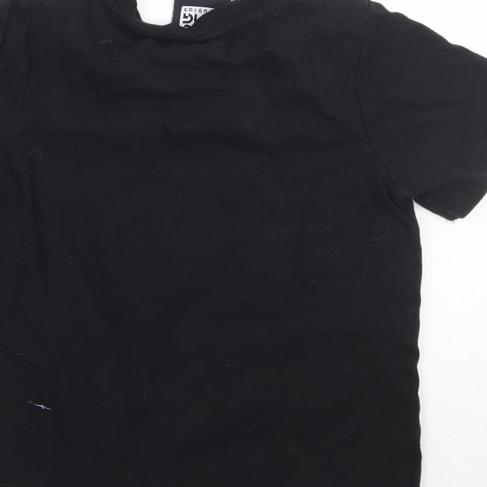 Mojang Boys Black Geometric  Basic T-Shirt Size 5-6 Years  - Minecraft