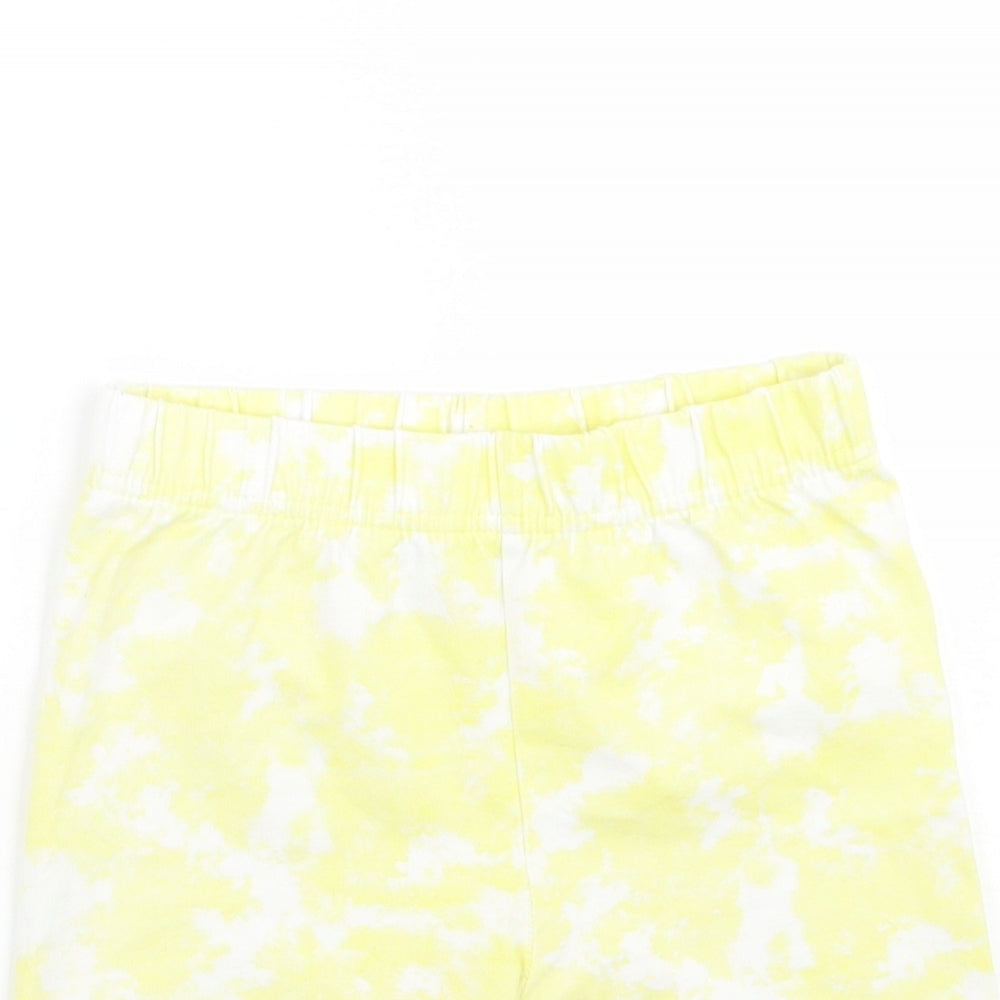 TU Girls Yellow   Sweat Shorts Size 6 Years