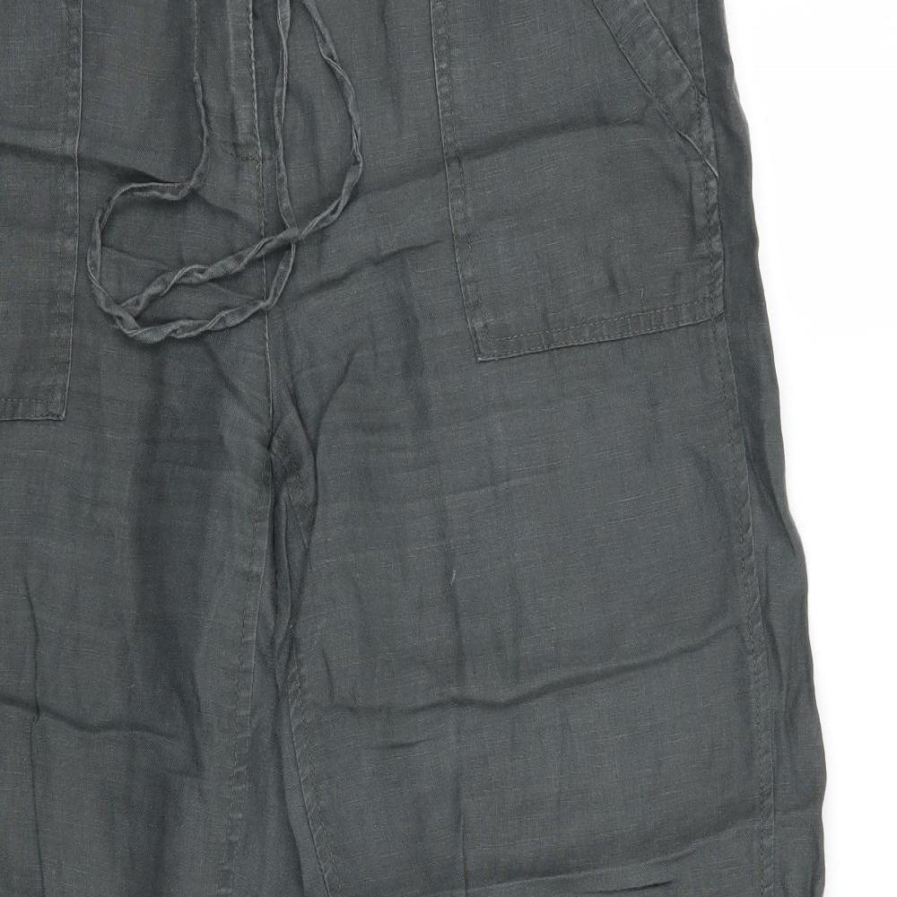Monsoon Womens Grey   Trousers  Size 12 L27 in