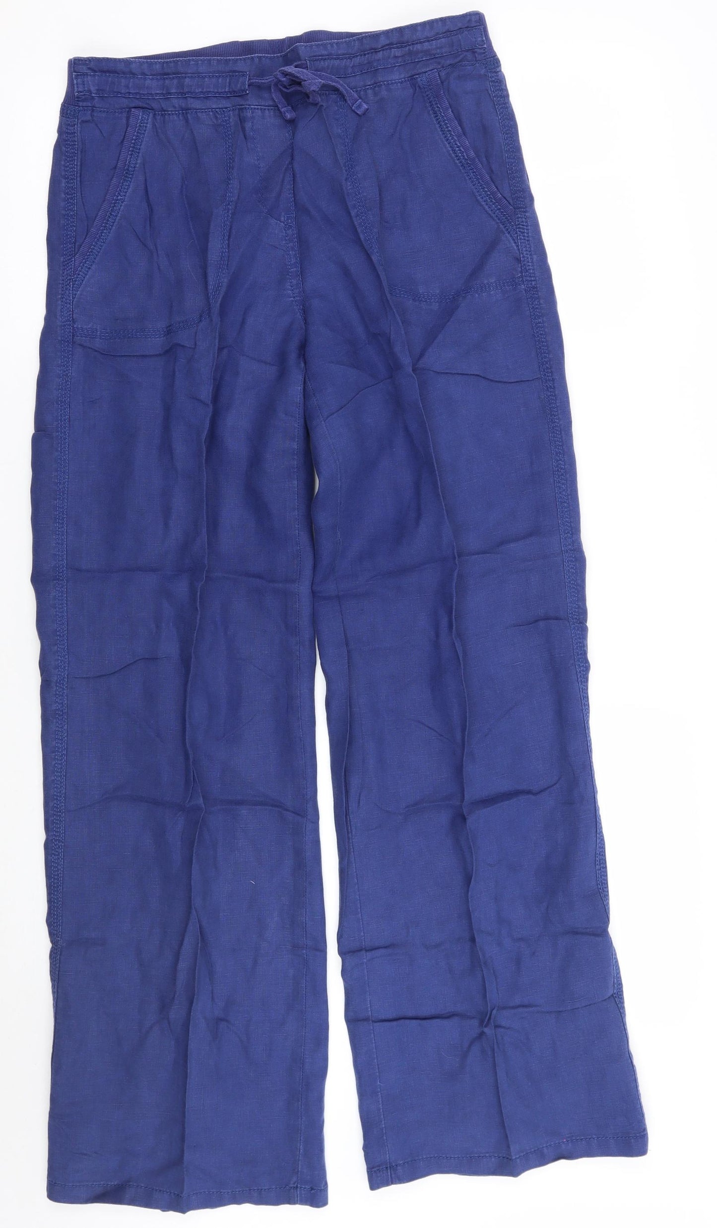 Marks and Spencer Womens Blue   Trousers  Size 10 L30 in