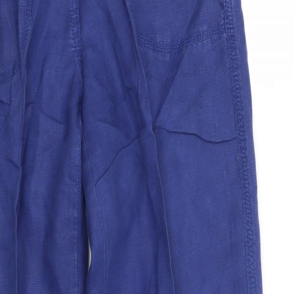 Marks and Spencer Womens Blue   Trousers  Size 10 L30 in