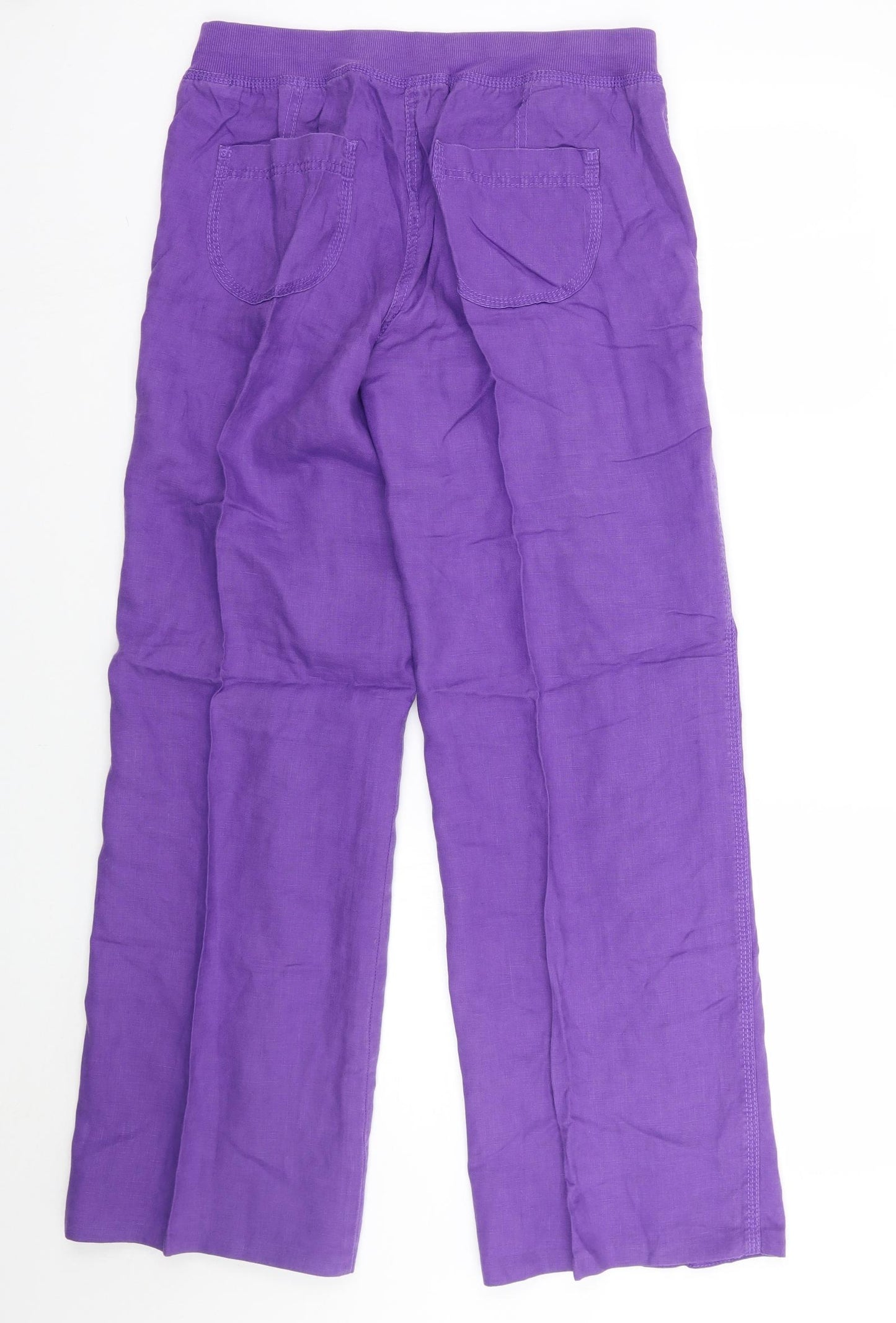 Marks and Spencer Womens Purple   Trousers  Size 10 L29 in