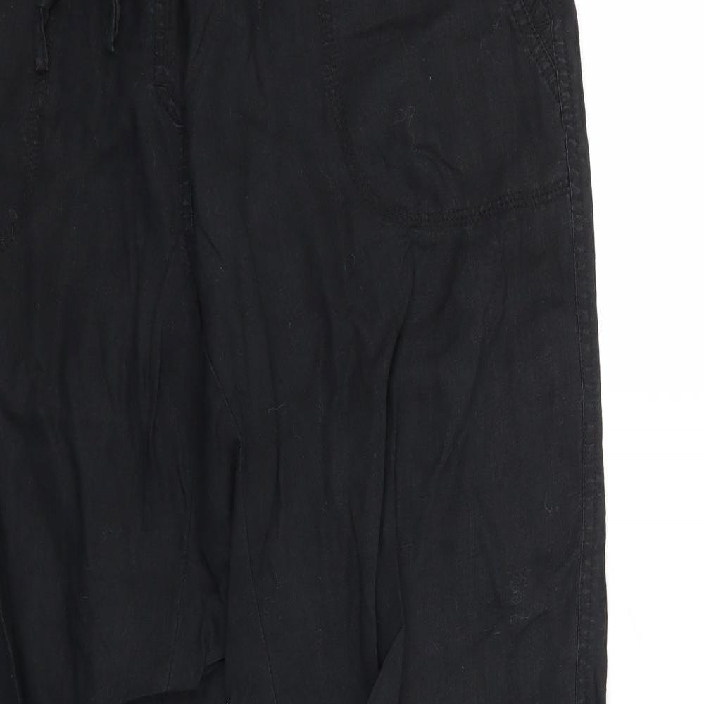 Marks and Spencer Womens Black   Trousers  Size 12 L29 in