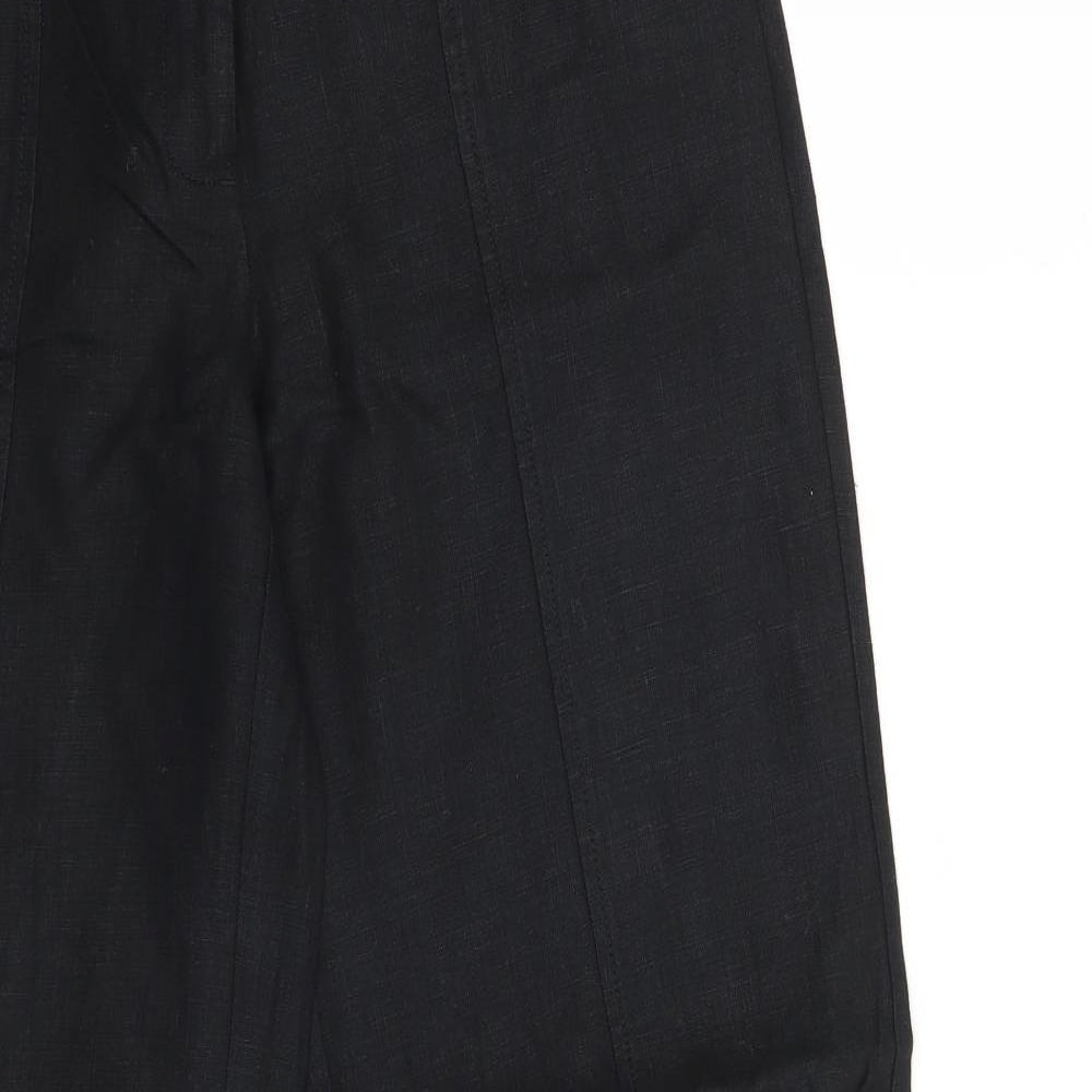 NEXT Womens Black   Trousers  Size 8 L30 in