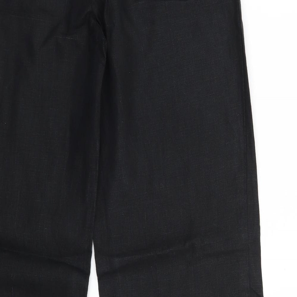 NEXT Womens Black   Trousers  Size 8 L30 in