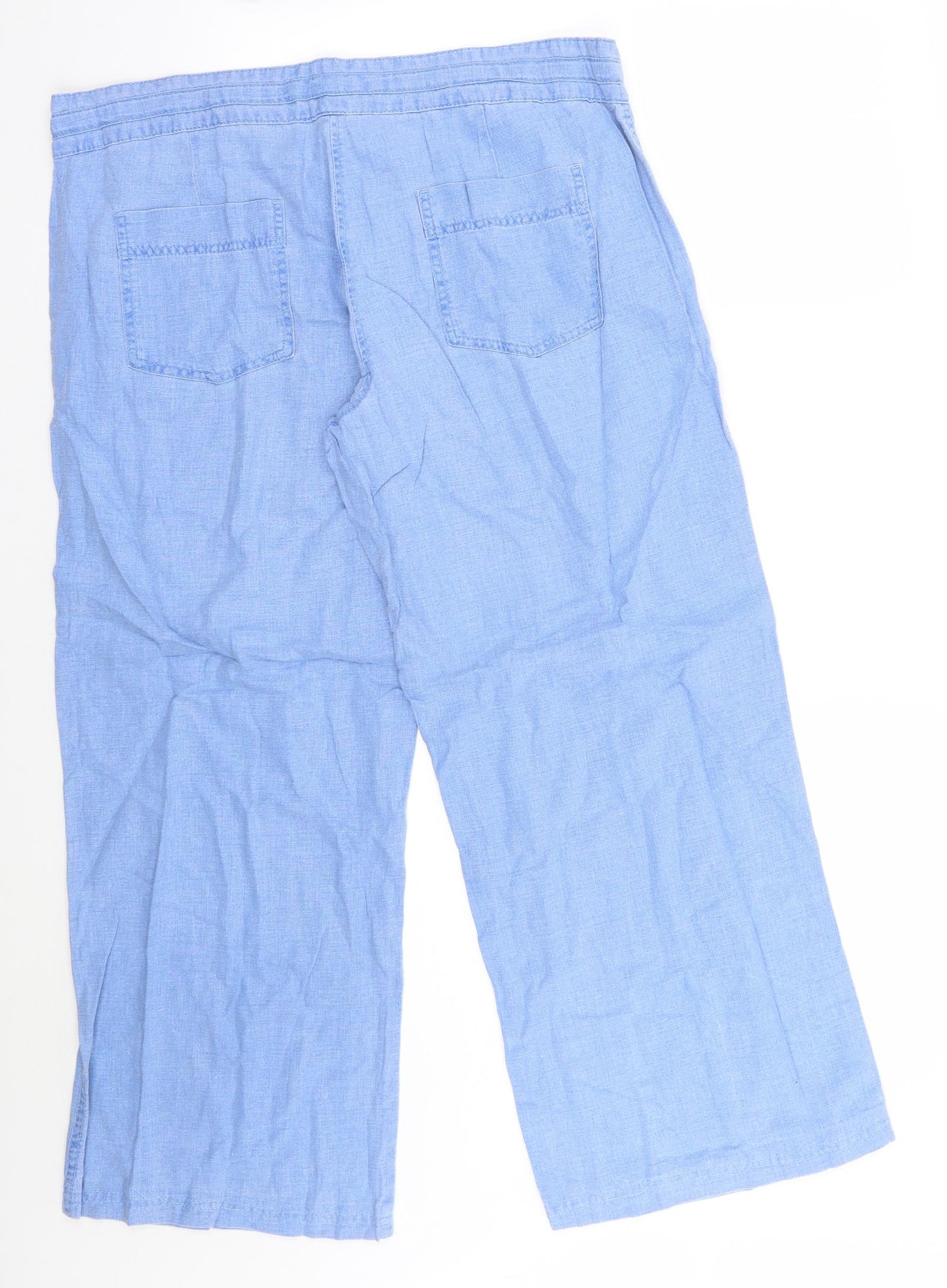 NEXT Womens Blue   Trousers  Size 16 L27 in