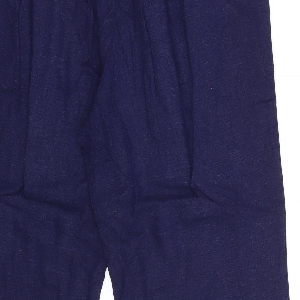 Marks and Spencer Womens Blue   Trousers  Size 16 L25 in