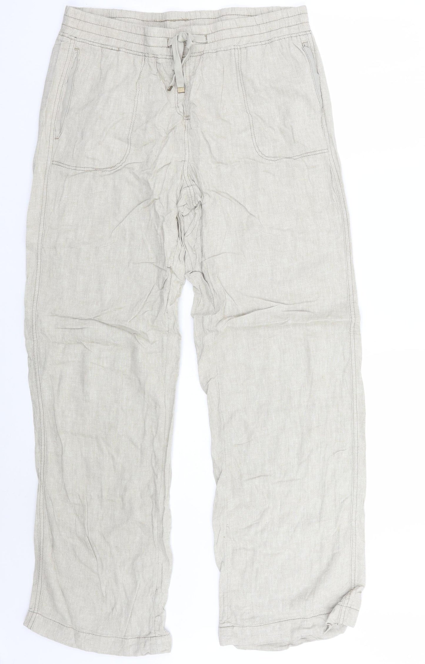 George Womens Beige   Trousers  Size 14 L30 in
