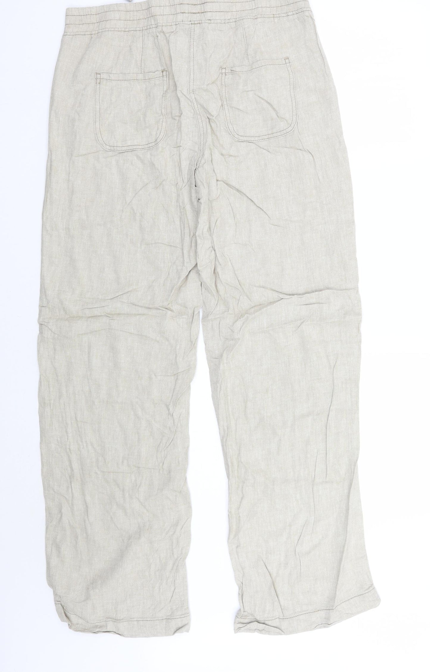 George Womens Beige   Trousers  Size 14 L30 in