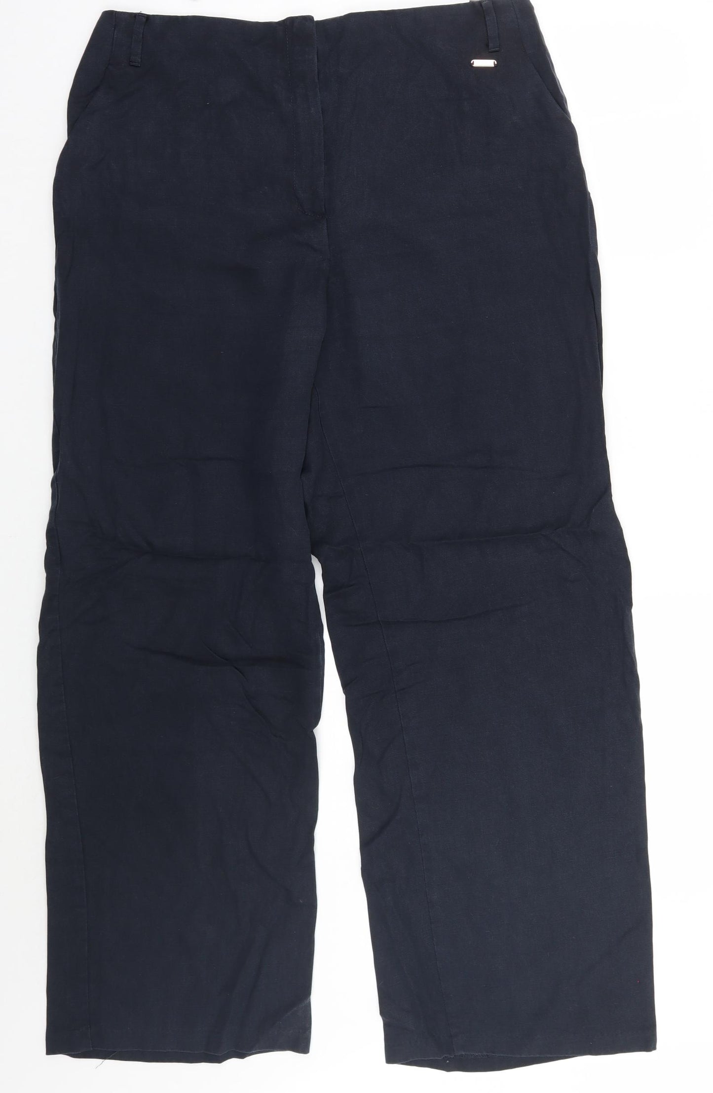 Marks and Spencer Womens Blue   Trousers  Size 16 L29 in