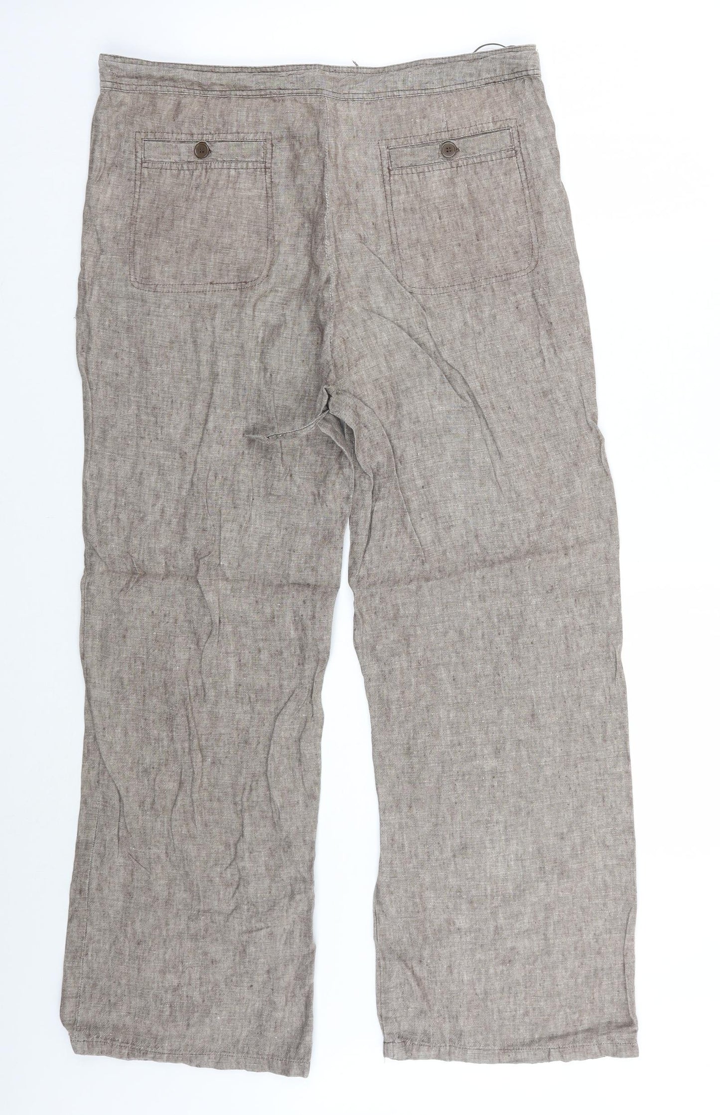 TU Womens Beige   Trousers  Size 14 L28 in