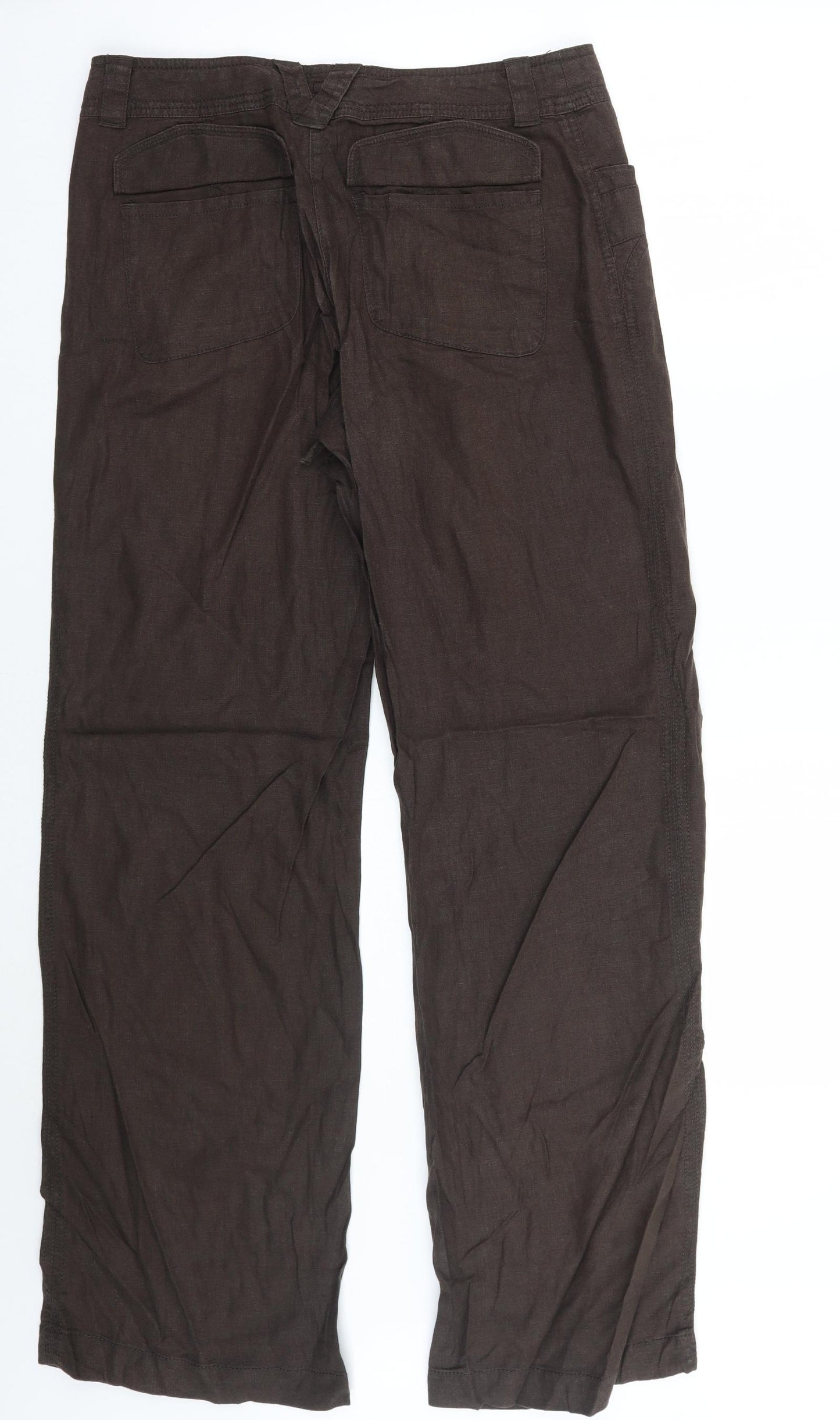 NEXT Womens Brown   Trousers  Size 12 L32 in