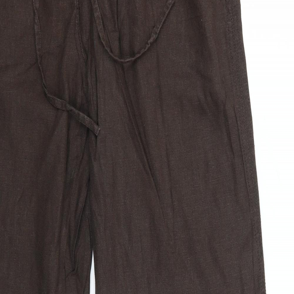 NEXT Womens Brown   Trousers  Size 12 L32 in