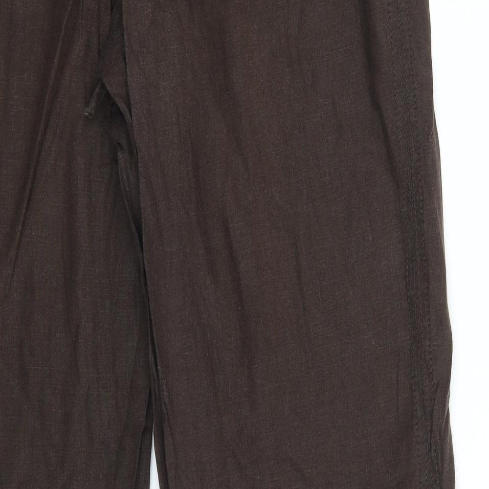 NEXT Womens Brown   Trousers  Size 12 L32 in