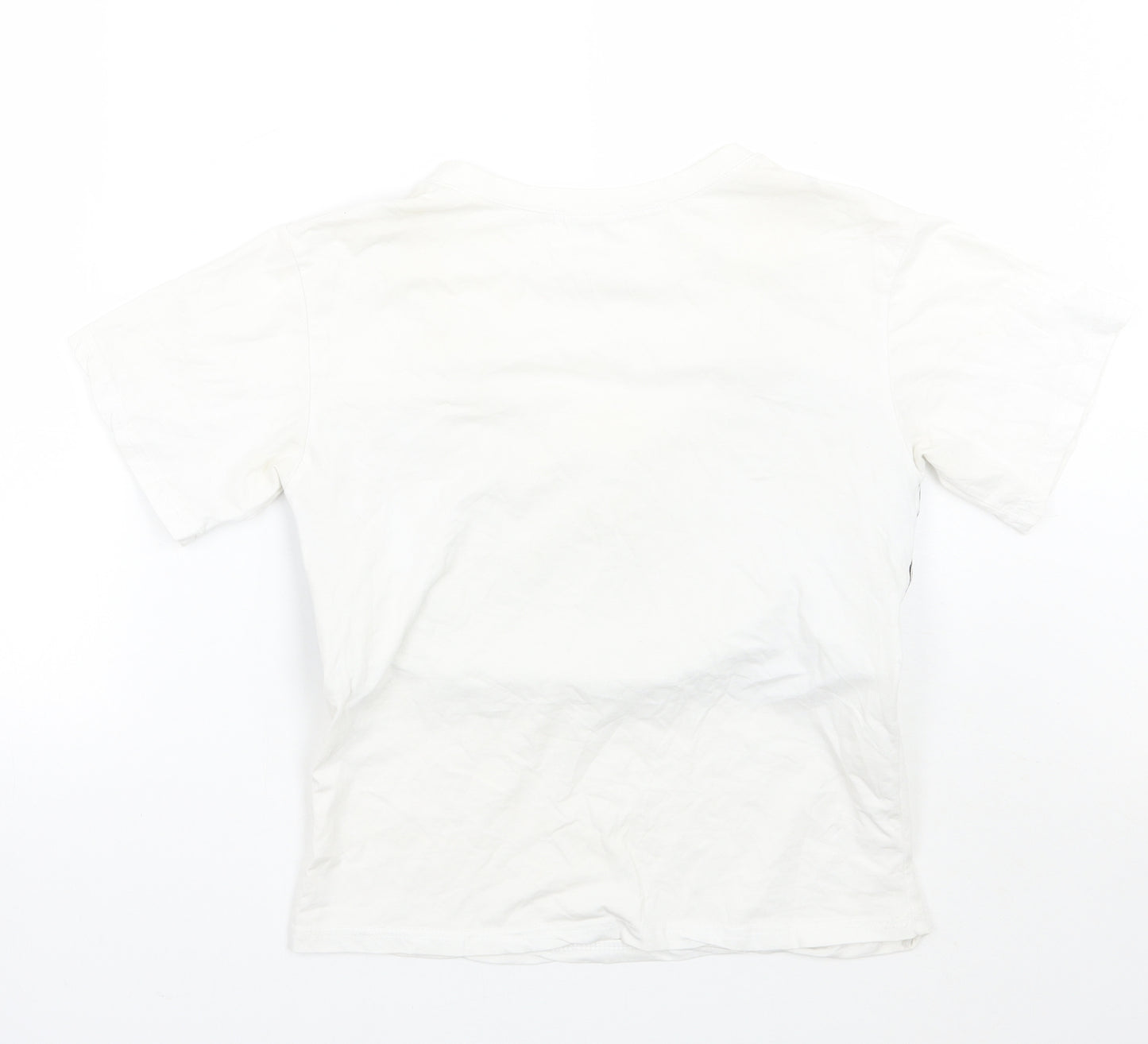 Dear is only Womens White   Basic T-Shirt Size S