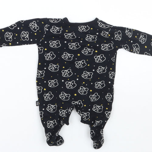 George Baby Black Geometric  Babygrow One-Piece Size Newborn  - children in need