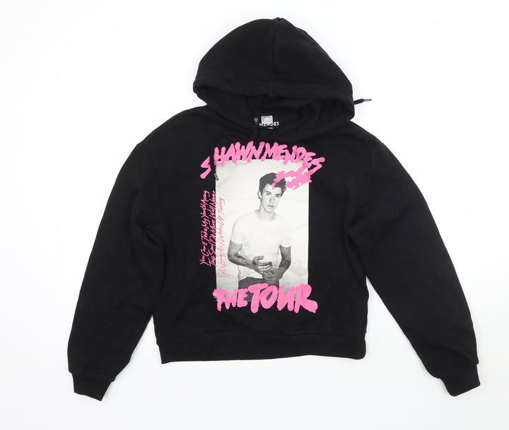 H&M Womens Black Pullover Hoodie Size S