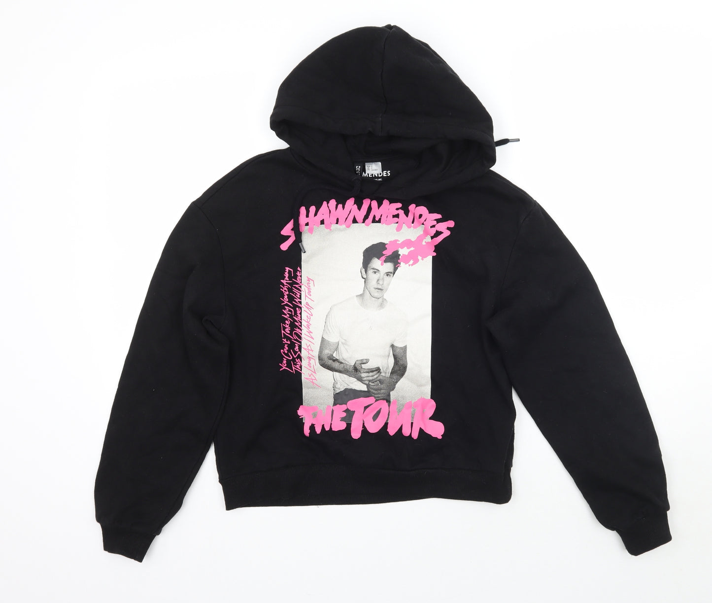 H&M Womens Black   Pullover Hoodie Size S