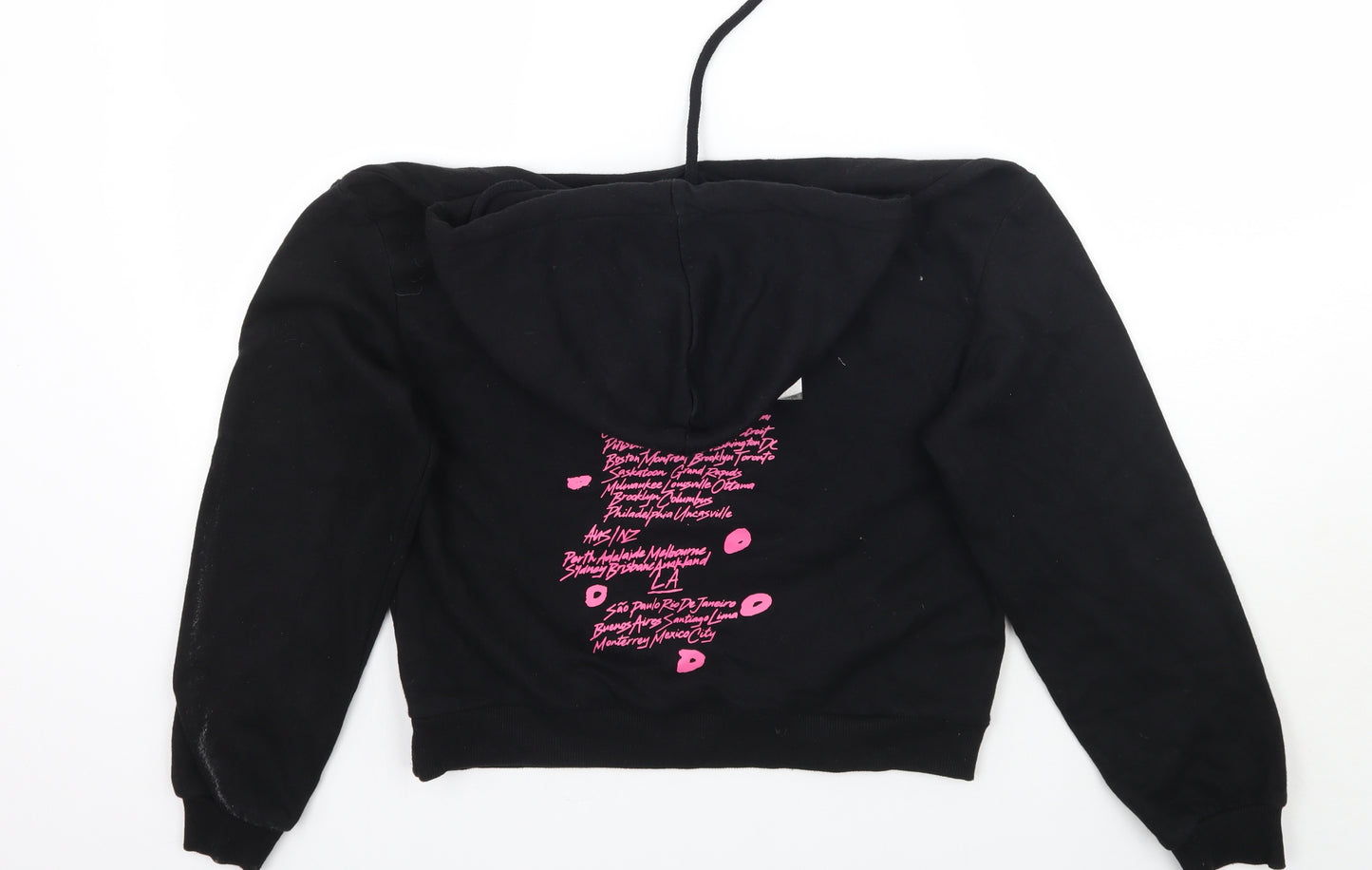 H&M Womens Black   Pullover Hoodie Size S