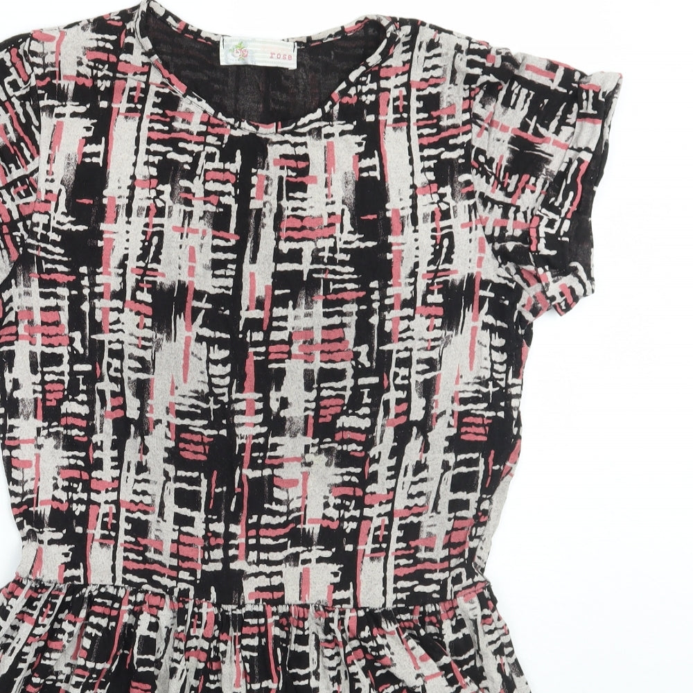 Cameo rose Womens Black Geometric  A-Line  Size 12