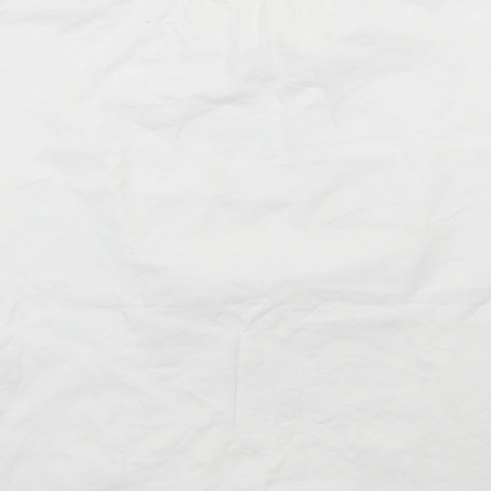 Zar Girls White   Basic T-Shirt Size 10 Years