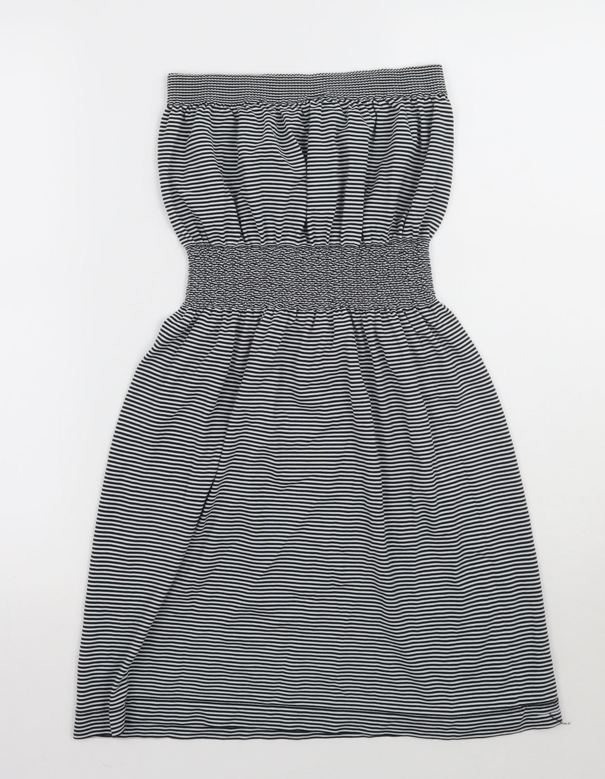 Ocean club Womens White Striped  A-Line  Size 10