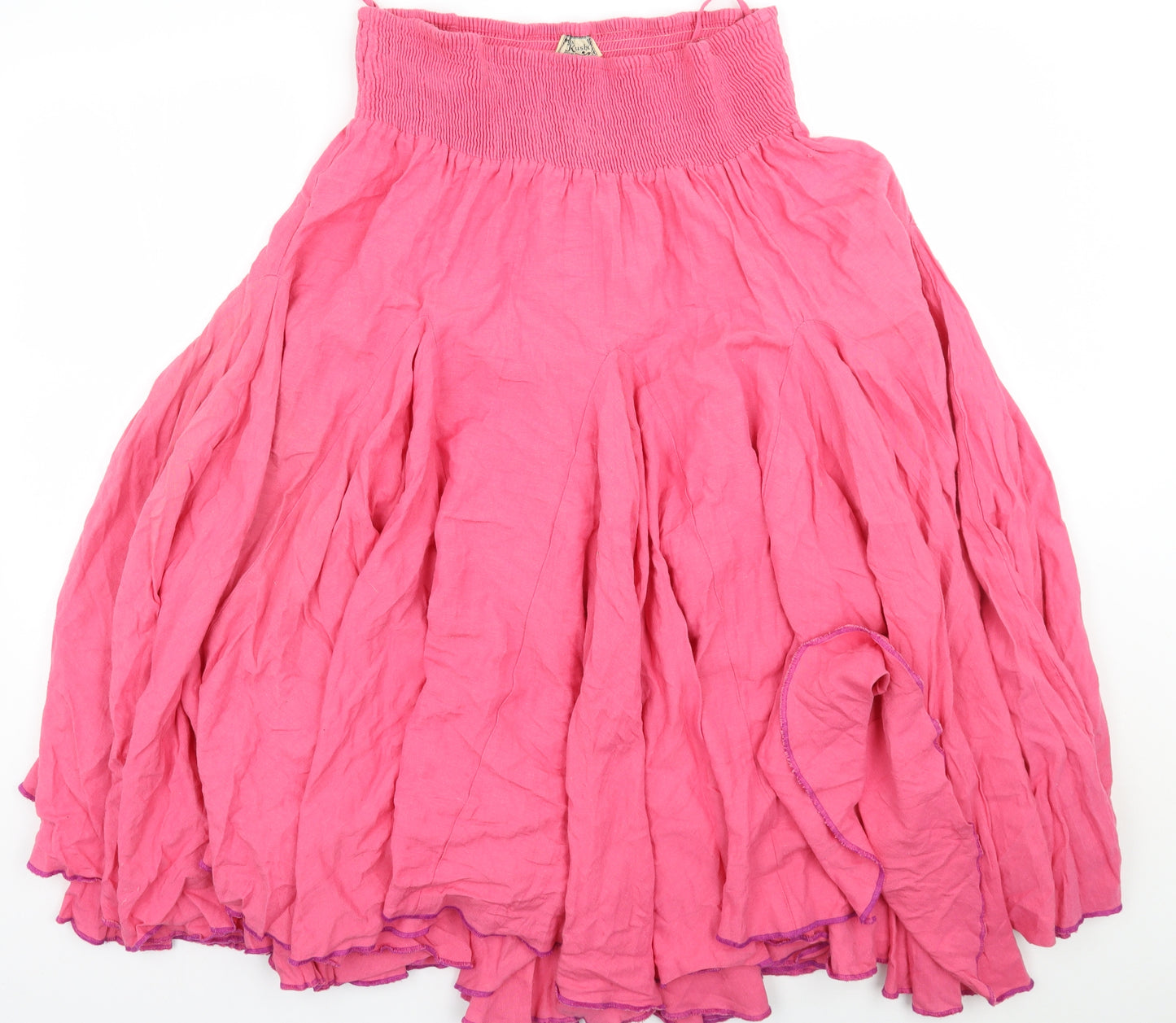 Kushi Womens Pink   A-Line Skirt Size 16