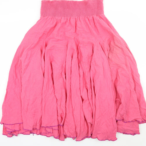 Kushi Womens Pink   A-Line Skirt Size 16