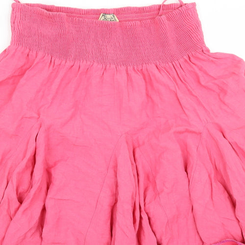 Kushi Womens Pink   A-Line Skirt Size 16