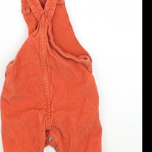 Marks and Spencer Baby Orange   Dungaree One-Piece Size 0-3 Months