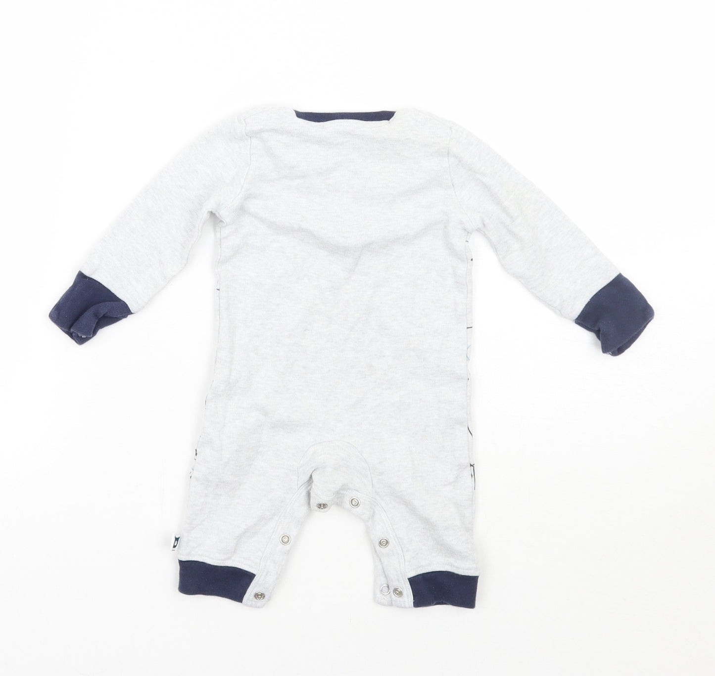 F&F Baby Grey Geometric  Babygrow One-Piece Size 0-3 Months