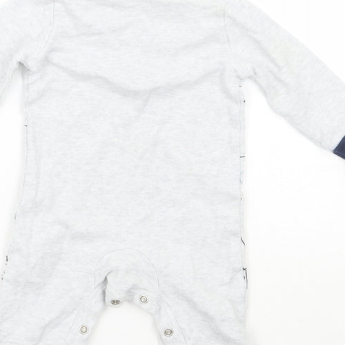 F&F Baby Grey Geometric  Babygrow One-Piece Size 0-3 Months