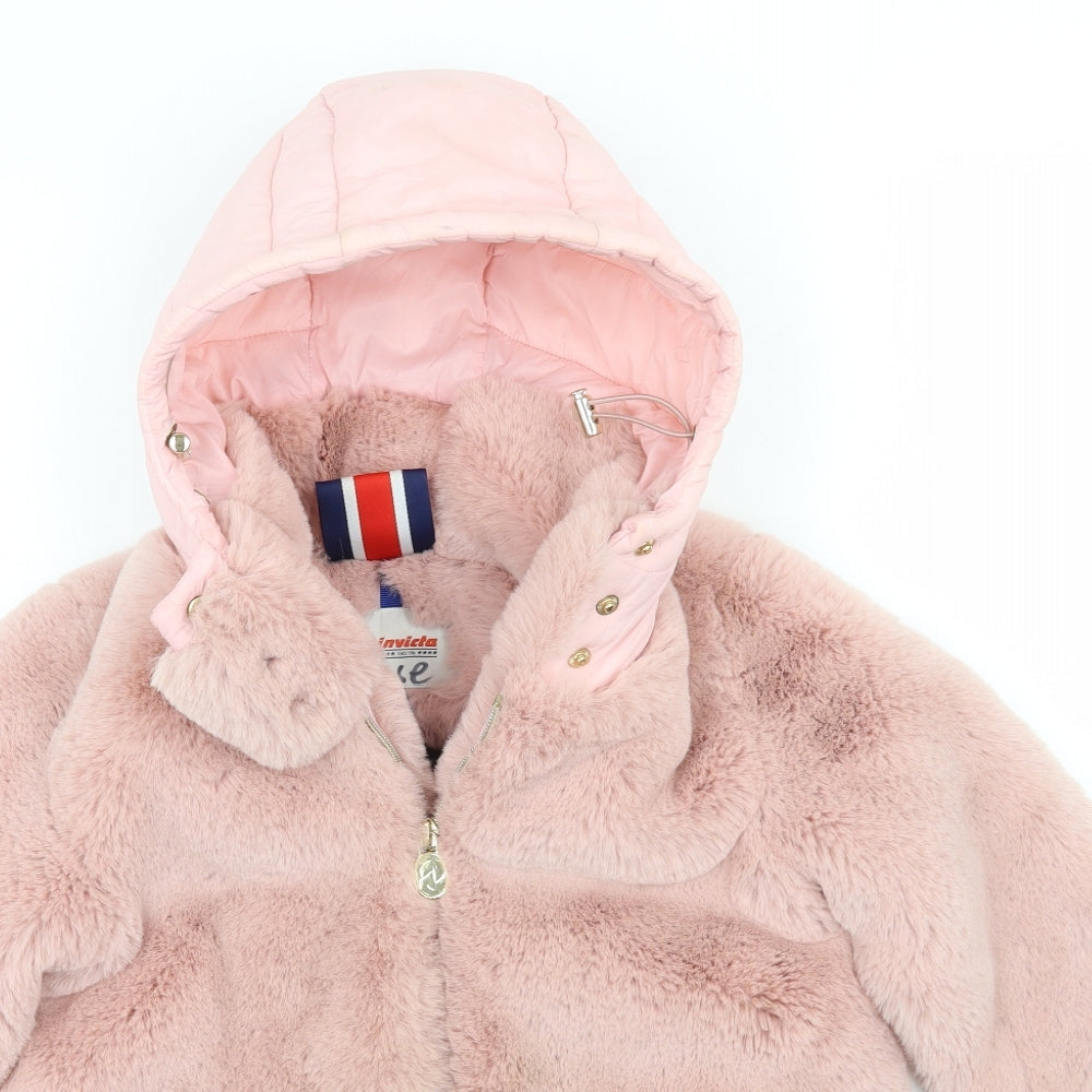 Invicta Girls Pink   Jacket Coat Size 6 Years