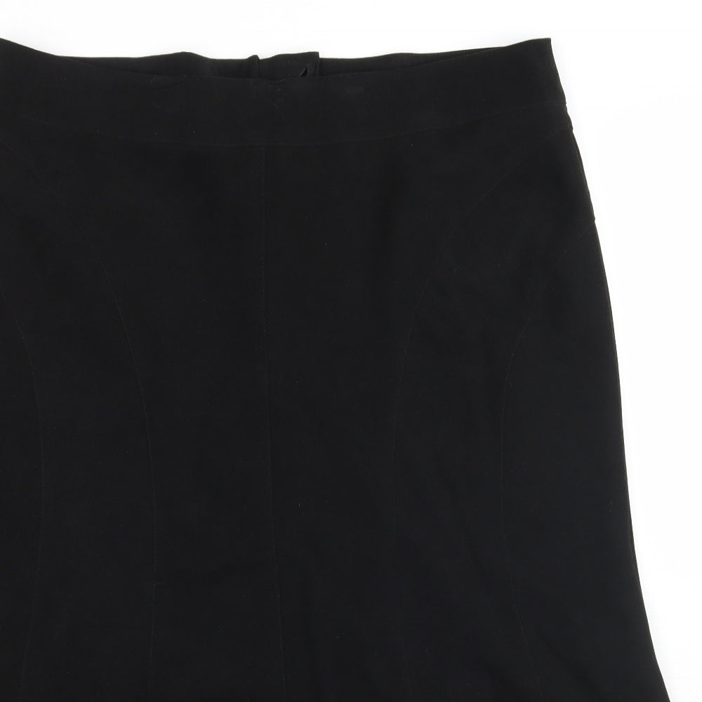 just elegance Womens Black   A-Line Skirt Size 18