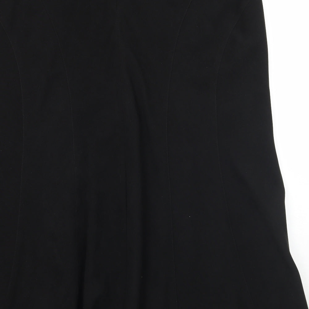 just elegance Womens Black   A-Line Skirt Size 18