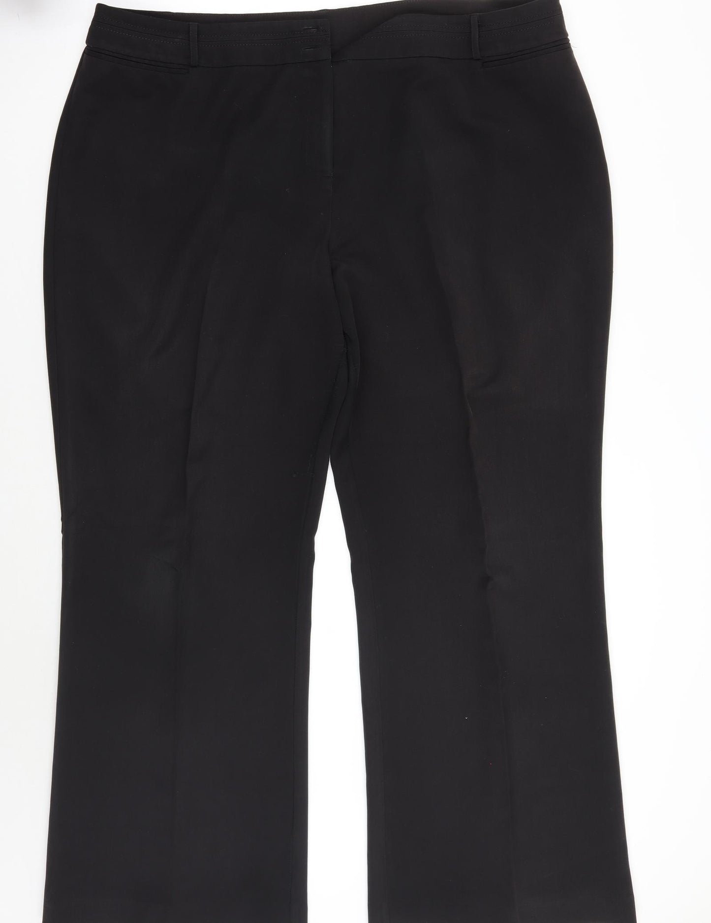 BM Womens Black   Trousers  Size 22 L30 in