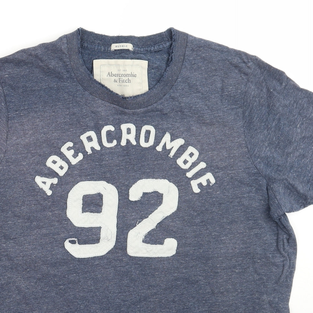 Abercrombie & Fitch Mens Blue    T-Shirt Size XL