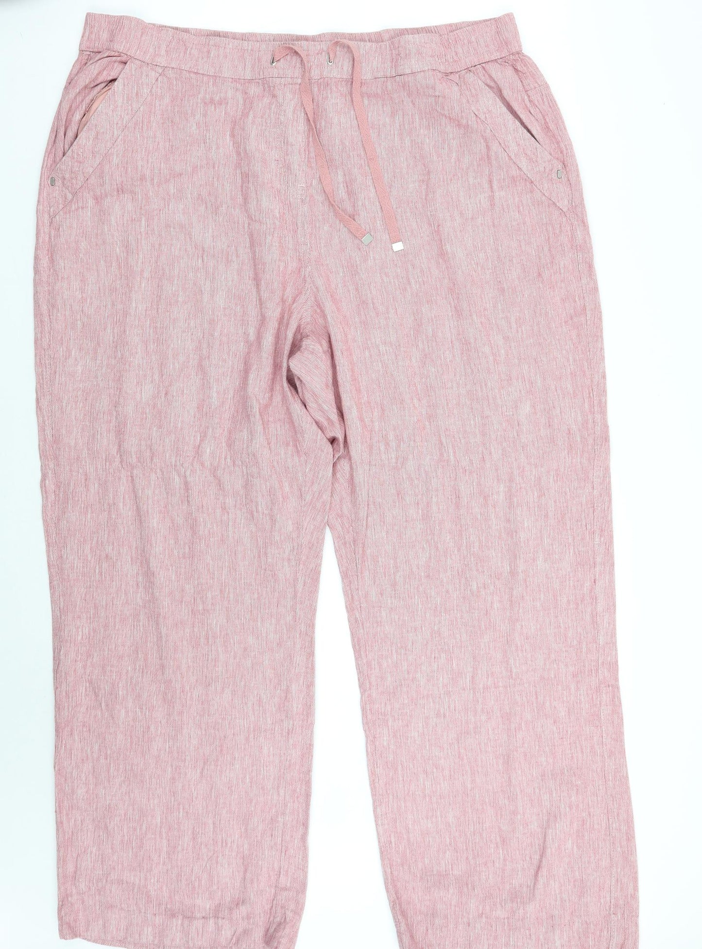 Bonmarché Womens Red   Bloomer Trousers Size 22 L28 in