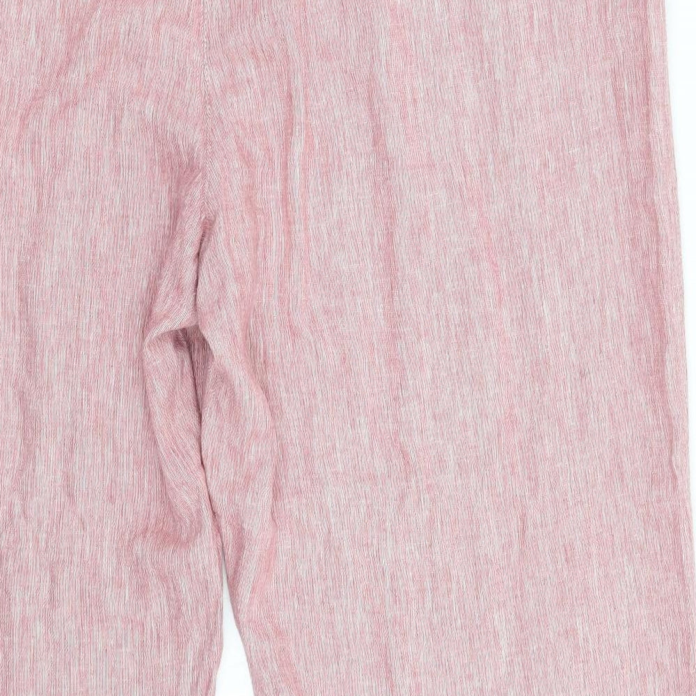 Bonmarché Womens Red   Bloomer Trousers Size 22 L28 in