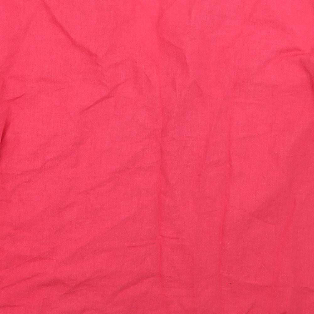 BM Womens Pink   Basic Button-Up Size 24