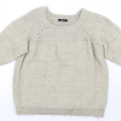 BM Womens Beige   Pullover Jumper Size L